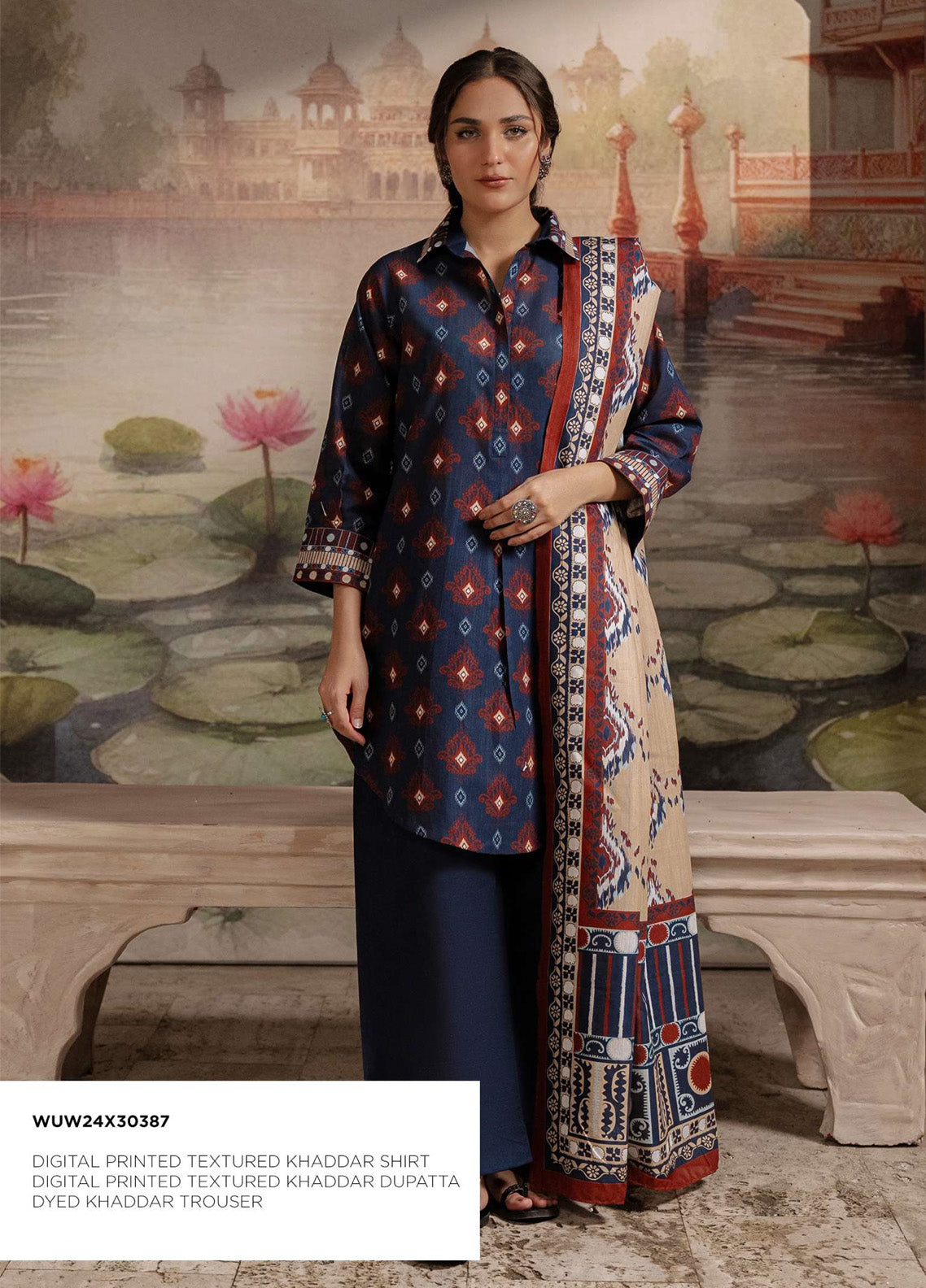 Zellbury Printed Edition Textured Khaddar 3 Piece Unstitched Suit WUW24X30387 Zellbury Printed Edition Textured Khaddar 3 Piece Unstitched Suit WUW24X30387