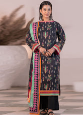 Zellbury Printed Khaddar 2 Piece Unstitched Suit WUW24X20496