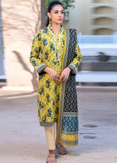 Zellbury Printed Khaddar 2 Piece Unstitched Suit WUW24X20548