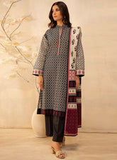 Zellbury Printed Lawn 2 Piece Unstitched Suit WUS25X20090