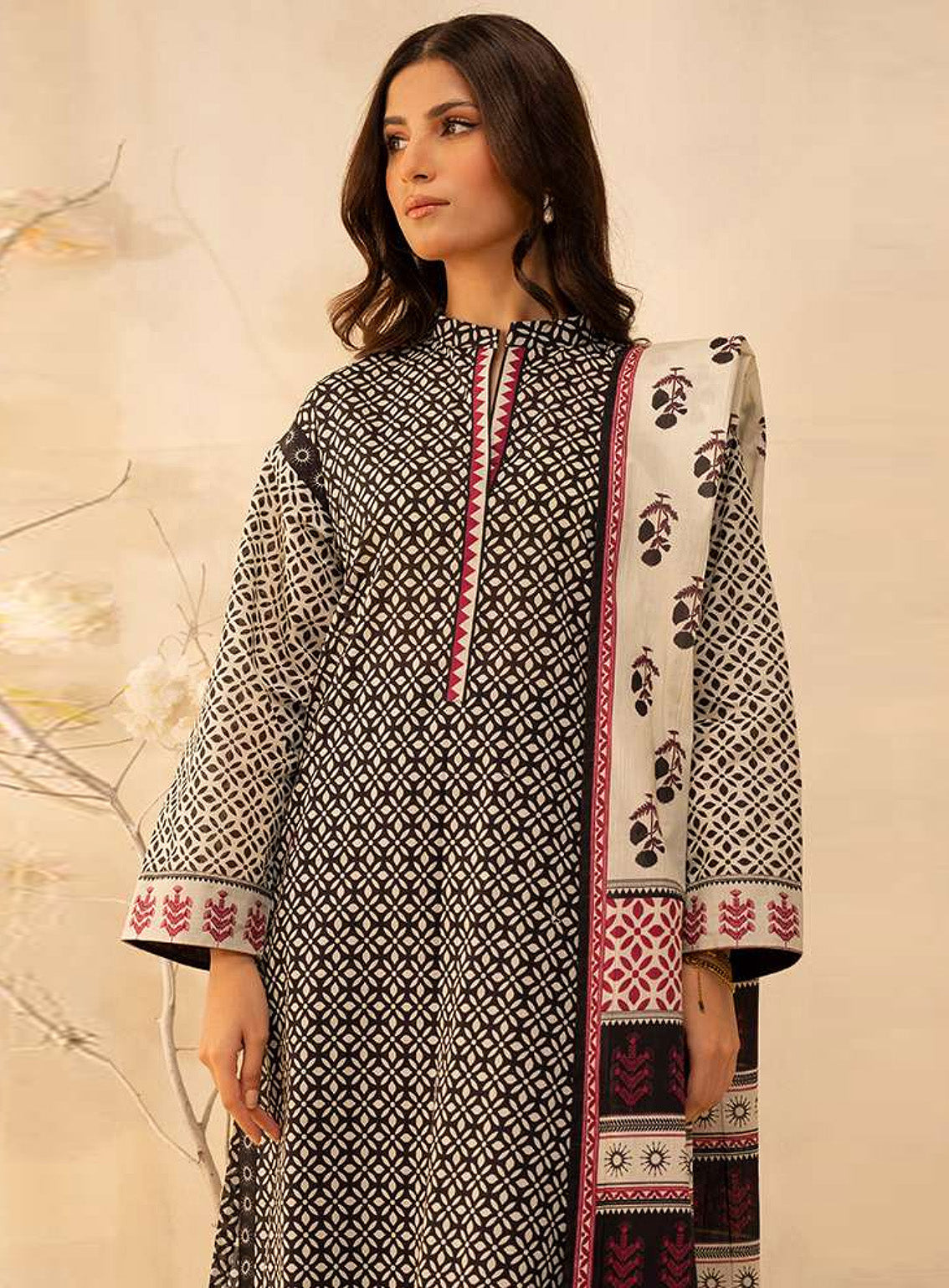 Zellbury Printed Lawn 2 Piece Unstitched Suit WUS25X20090 Zellbury Printed Lawn 2 Piece Unstitched Suit WUS25X20090