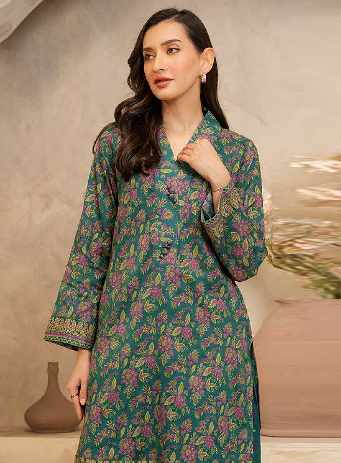 Zellbury Embroidered Lawn 2 Piece Unstitched Suit WUS25X20091 Zellbury Embroidered Lawn 2 Piece Unstitched Suit WUS25X20091
