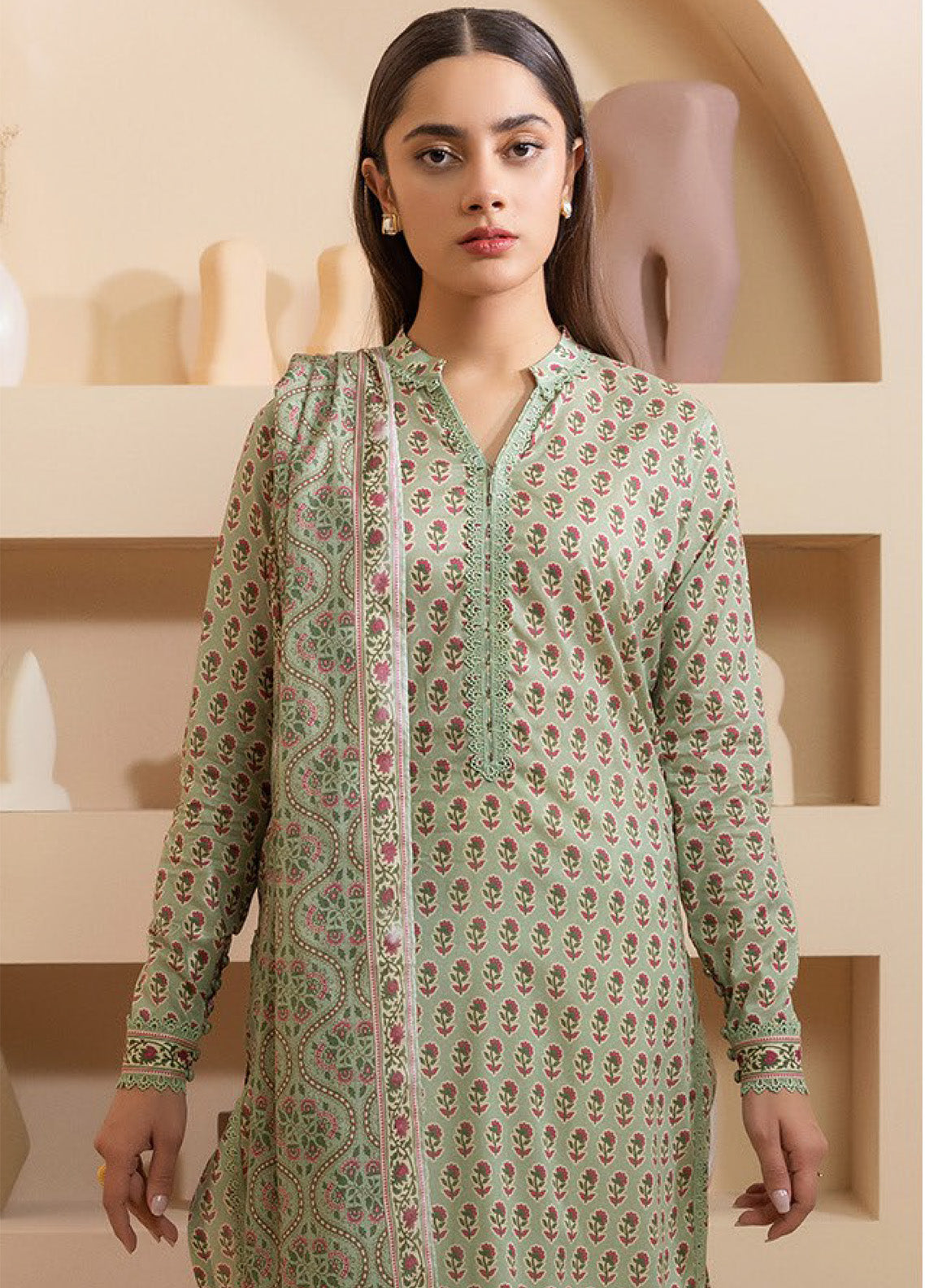 Zellbury Printed Lawn 2 Piece Unstitched Suit WUS25X20155 Zellbury Printed Lawn 2 Piece Unstitched Suit WUS25X20155