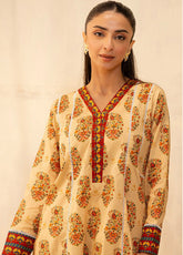 Zellbury Printed Lawn 2 Piece Unstitched Suit WUS25X20174