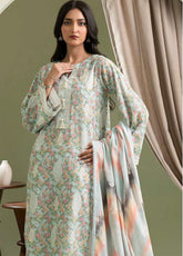 Zellbury Printed Lawn 2 Piece Unstitched Suit WUS25X20475