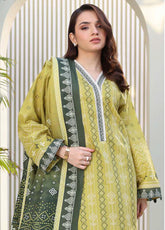 Zellbury Printed Lawn 3 Piece Unstitched Suit WUS25E30381