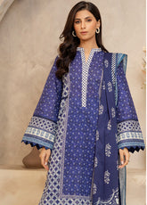 Zellbury Printed Lawn 3 Piece Unstitched Suit WUS25X30048