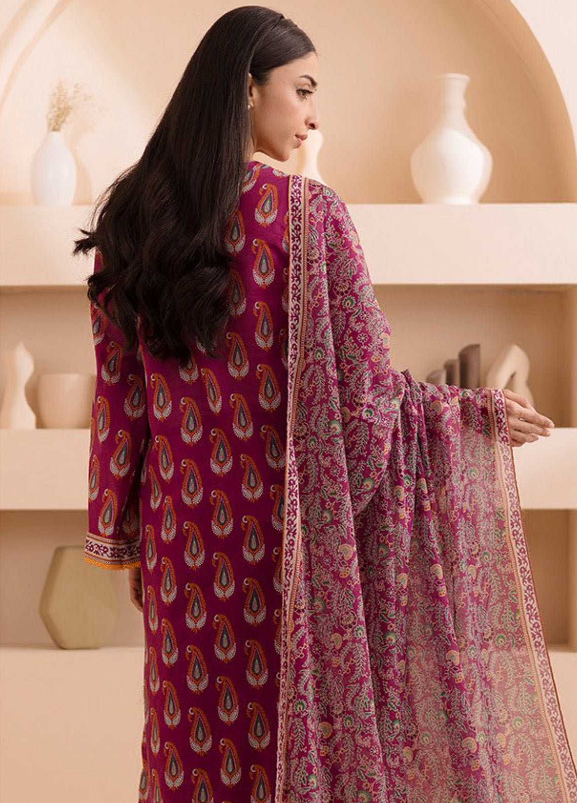 Zellbury Printed Lawn 3 Piece Unstitched Suit WUS25X30179 Zellbury Printed Lawn 3 Piece Unstitched Suit WUS25X30179