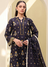Zellbury Printed Lawn 3 Piece Unstitched Suit WUS25X30191