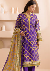 Zellbury Printed Lawn 3 Piece Unstitched Suit WUS25X30192