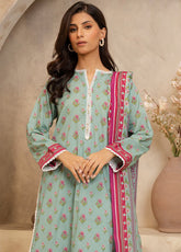 Zellbury Printed Lawn 3 Piece Unstitched Suit WUS25X30201