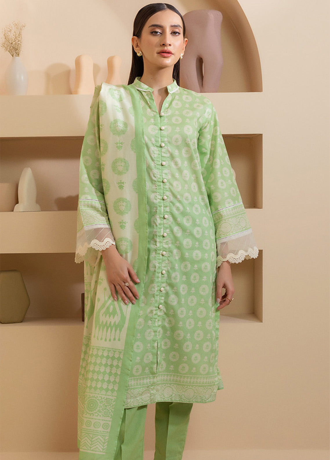 Zellbury Printed Lawn 3 Piece Unstitched Suit WUS25X30202 Zellbury Printed Lawn 3 Piece Unstitched Suit WUS25X30202