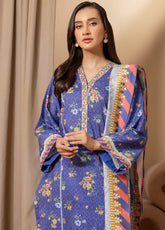 Zellbury Printed Lawn 3 Piece Unstitched Suit WUS25X30256
