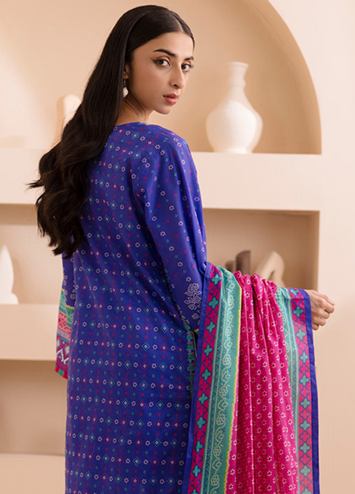 Zellbury Printed Lawn 3 Piece Unstitched Suit WUS25X30266 Zellbury Printed Lawn 3 Piece Unstitched Suit WUS25X30266