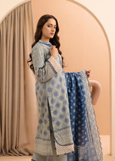 Zellbury Printed Lawn 3 Piece Unstitched Suit WUS25X30270