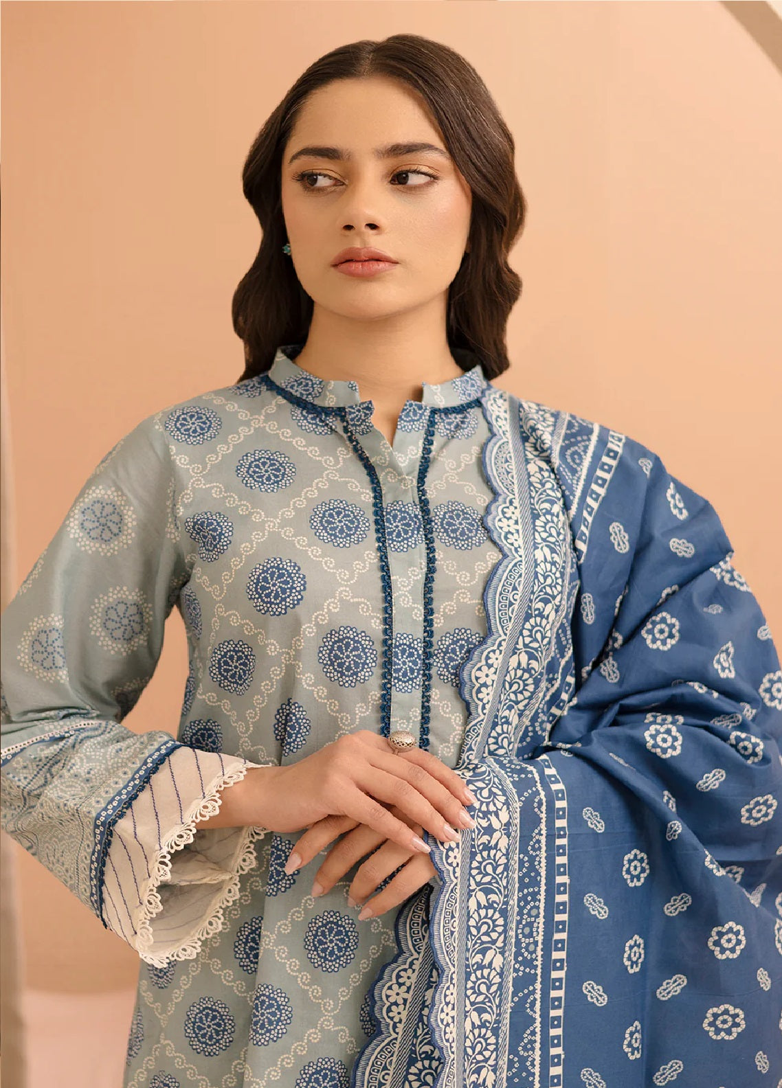 Zellbury Printed Lawn 3 Piece Unstitched Suit WUS25X30270 Zellbury Printed Lawn 3 Piece Unstitched Suit WUS25X30270