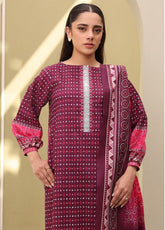 Zellbury Printed Lawn 3 Piece Unstitched Suit WUS25X30330