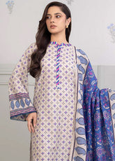 Zellbury Printed Lawn 3 Piece Unstitched Suit WUS25X30431