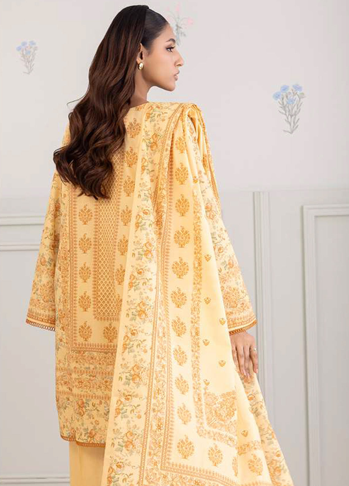 Zellbury Printed Lawn 3 Piece Unstitched Suit WUS25X30440 Zellbury Printed Lawn 3 Piece Unstitched Suit WUS25X30440