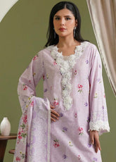 Zellbury Printed Lawn 3 Piece Unstitched Suit WUS25X30453