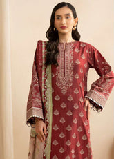 Zellbury Printed Lawn 3 Piece Unstitched Suit WUS25X30455