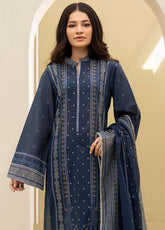 Zellbury Printed Lawn 3 Piece Unstitched Suit WUS25X30496
