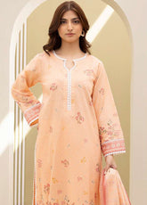 Zellbury Printed Lawn 3 Piece Unstitched Suit WUS25X30498