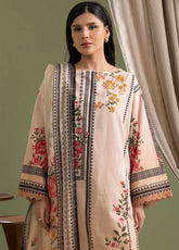 Zellbury Printed Lawn 3 Piece Unstitched Suit WUS25X30577