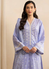 Zellbury Printed Lawn 3 Piece Unstitched Suit WUS25X30586