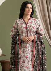 Zellbury Printed Lawn 3 Piece Unstitched Suit WUS25X30665