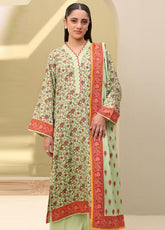 Zellbury Printed Viscose 3 Piece Unstitched Suit WUW24X30202