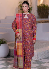 Zellbury Printed Viscose 3 Piece Unstitched Suit WUW24X30585