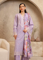 Zellbury Signature Embroidered Lawn 3 Piece Unstitched Suit WUS25E30071