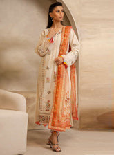 Zellbury Signature Embroidered Lawn 3 Piece Unstitched Suit WUS25E30076