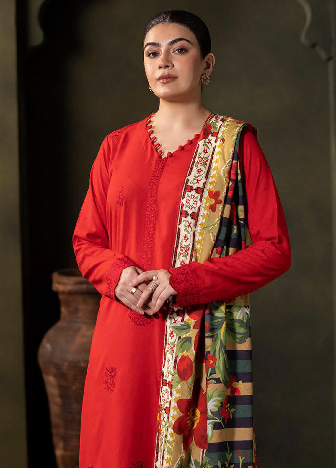 Zellbury Signature Embroidered Viscose 3 Piece Unstitched Suit WUW24E30324 Zellbury Signature Embroidered Viscose 3 Piece Unstitched Suit WUW24E30324