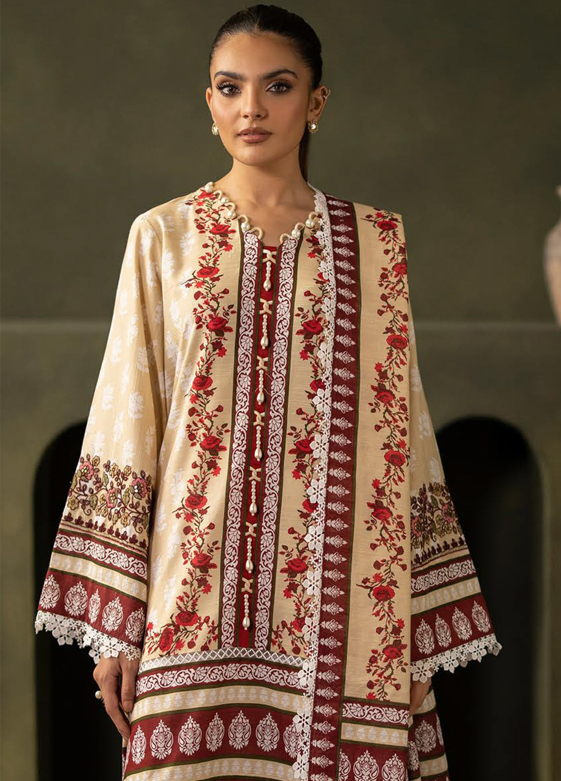 Zellbury Winter Embroidered Khaddar 2 Piece Unstitched Suit WUW24E20171 Zellbury Winter Embroidered Khaddar 2 Piece Unstitched Suit WUW24E20171