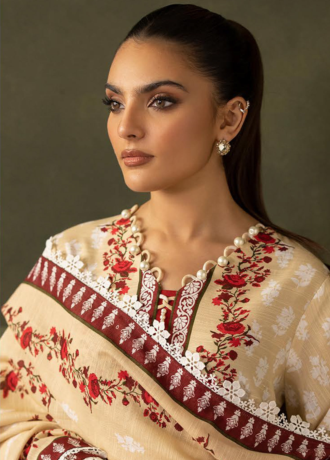 Zellbury Winter Embroidered Khaddar 2 Piece Unstitched Suit WUW24E20171 Zellbury Winter Embroidered Khaddar 2 Piece Unstitched Suit WUW24E20171