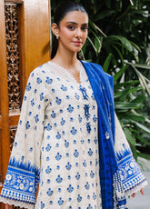 Zellbury Winter Embroidered Khaddar 2 Piece Unstitched Suit WUW24E20265