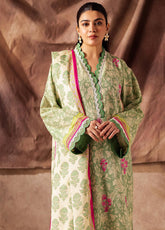 Zellbury Winter Embroidered Khaddar 2 Piece Unstitched Suit WUW24E20266