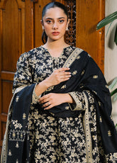 Zellbury Winter Printed Khaddar 2 Piece Unstitched Suit WUW24X20157