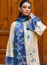 Zellbury Winter Printed Khaddar 2 Piece Unstitched Suit WUW24X20161