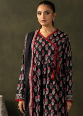 Zellbury Winter Printed Khaddar 2 Piece Unstitched Suit WUW24X20249