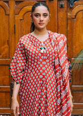 Zellbury Winter Printed Khaddar 2 Piece Unstitched Suit WUW24X20250