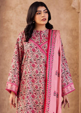 Zellbury Winter Printed Khaddar 2 Piece Unstitched Suit WUW24X20253