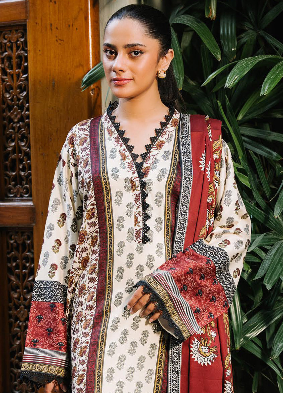 Zellbury Winter Printed Khaddar 2 Piece Unstitched Suit WUW24X20254 Zellbury Winter Printed Khaddar 2 Piece Unstitched Suit WUW24X20254
