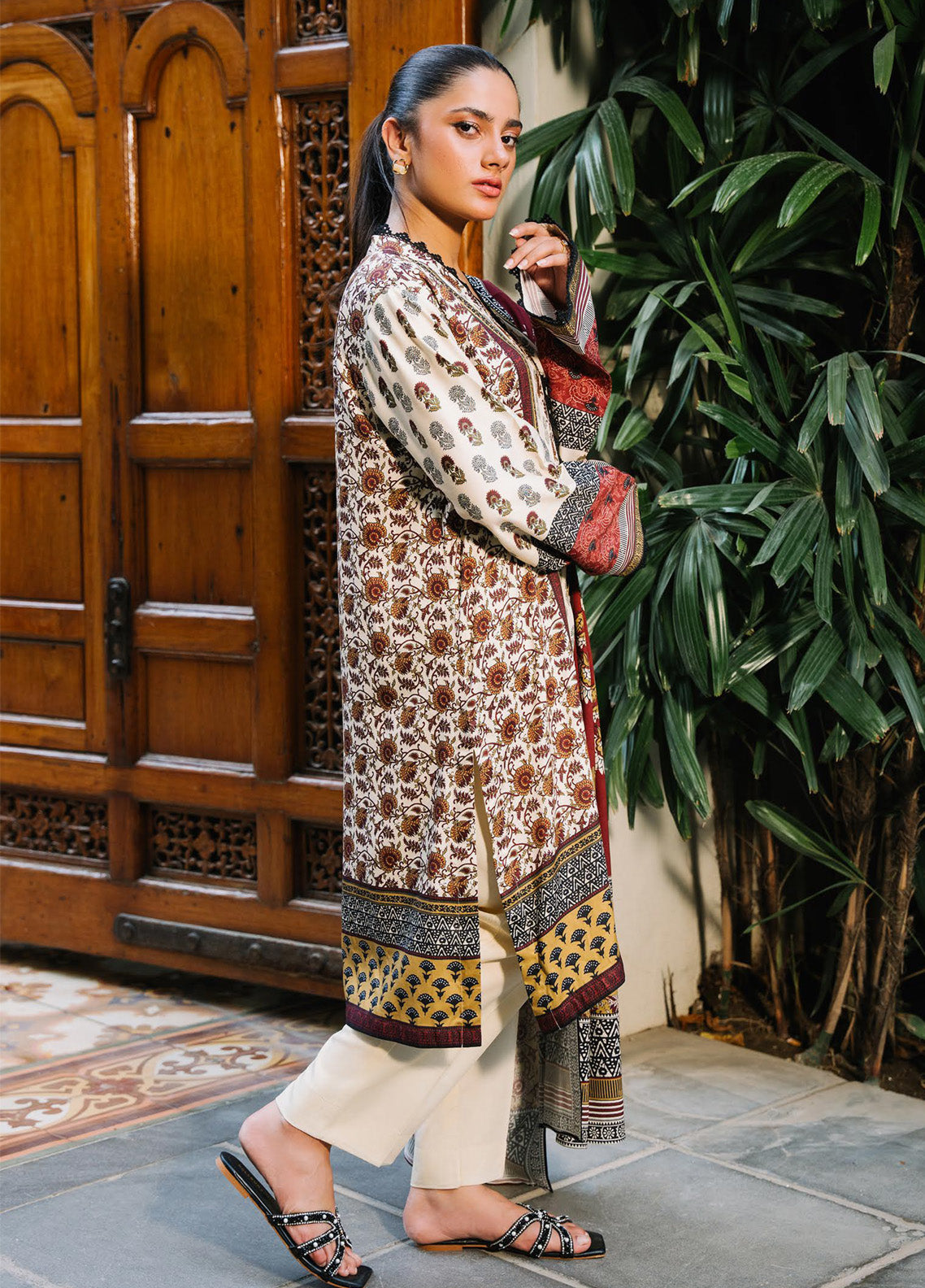 Zellbury Winter Printed Khaddar 2 Piece Unstitched Suit WUW24X20254 Zellbury Winter Printed Khaddar 2 Piece Unstitched Suit WUW24X20254