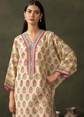 Zellbury Winter Printed Khaddar 2 Piece Unstitched Suit WUW24X20256
