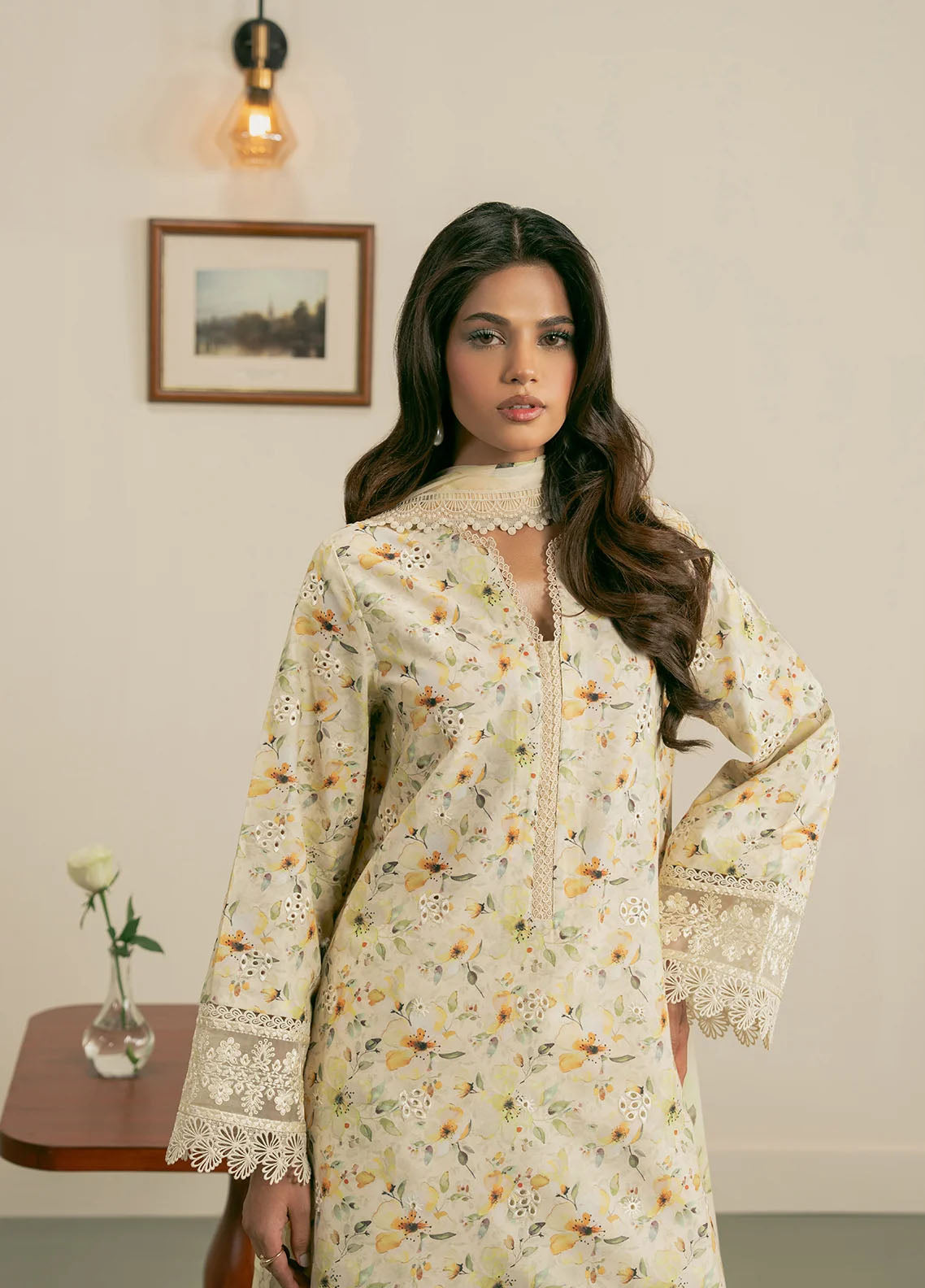 Zephyr By Ayzel Embroidered Lawn 3 Piece Unstitched Suit AF26ZCV3 D-03 SOLEA Zephyr By Ayzel Embroidered Lawn 3 Piece Unstitched Suit AF26ZCV3 D-03 SOLEA