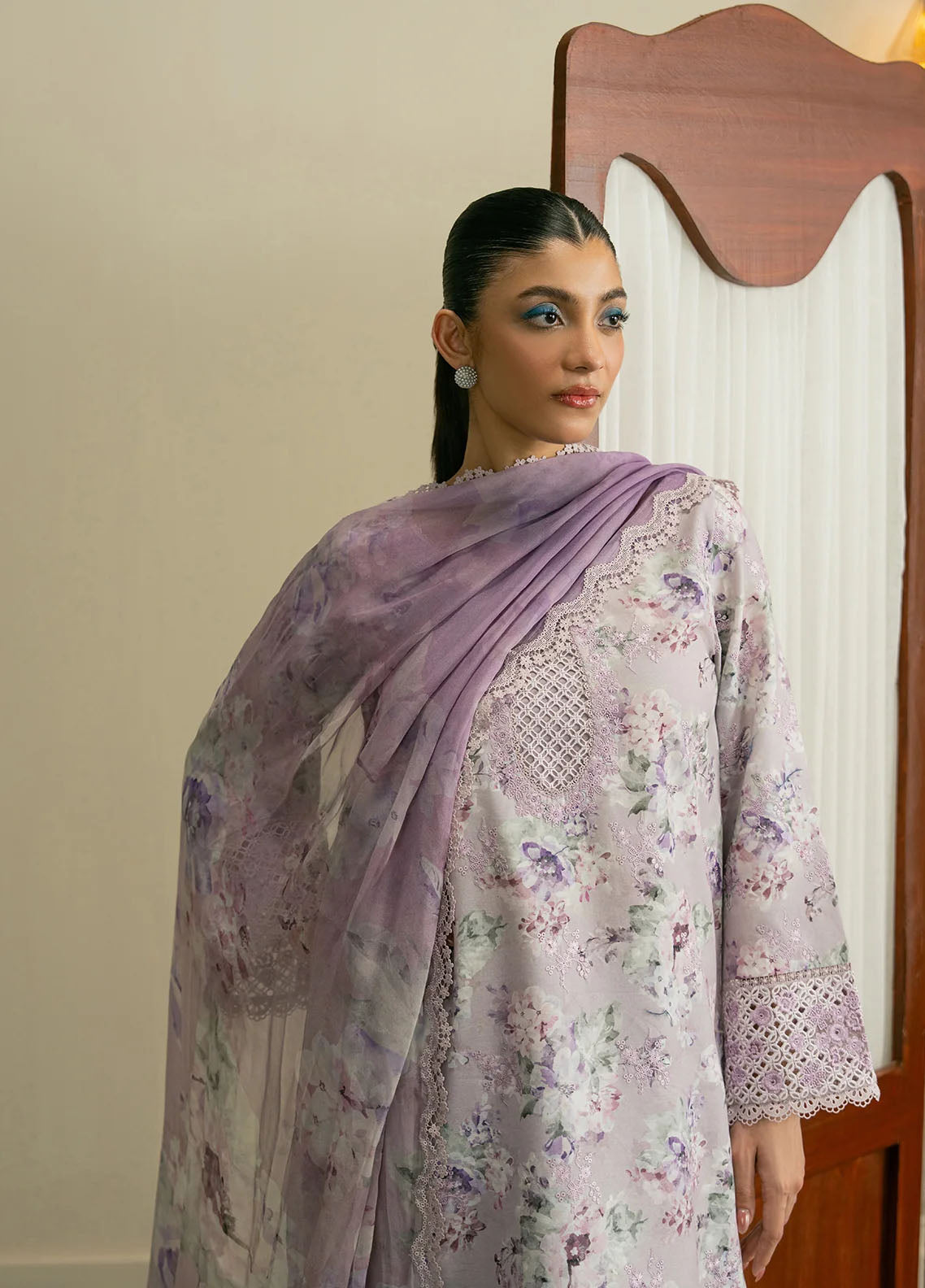 Zephyr By Ayzel Embroidered Lawn 3 Piece Unstitched Suit AF26ZCV3 D-06 INYA Zephyr By Ayzel Embroidered Lawn 3 Piece Unstitched Suit AF26ZCV3 D-06 INYA