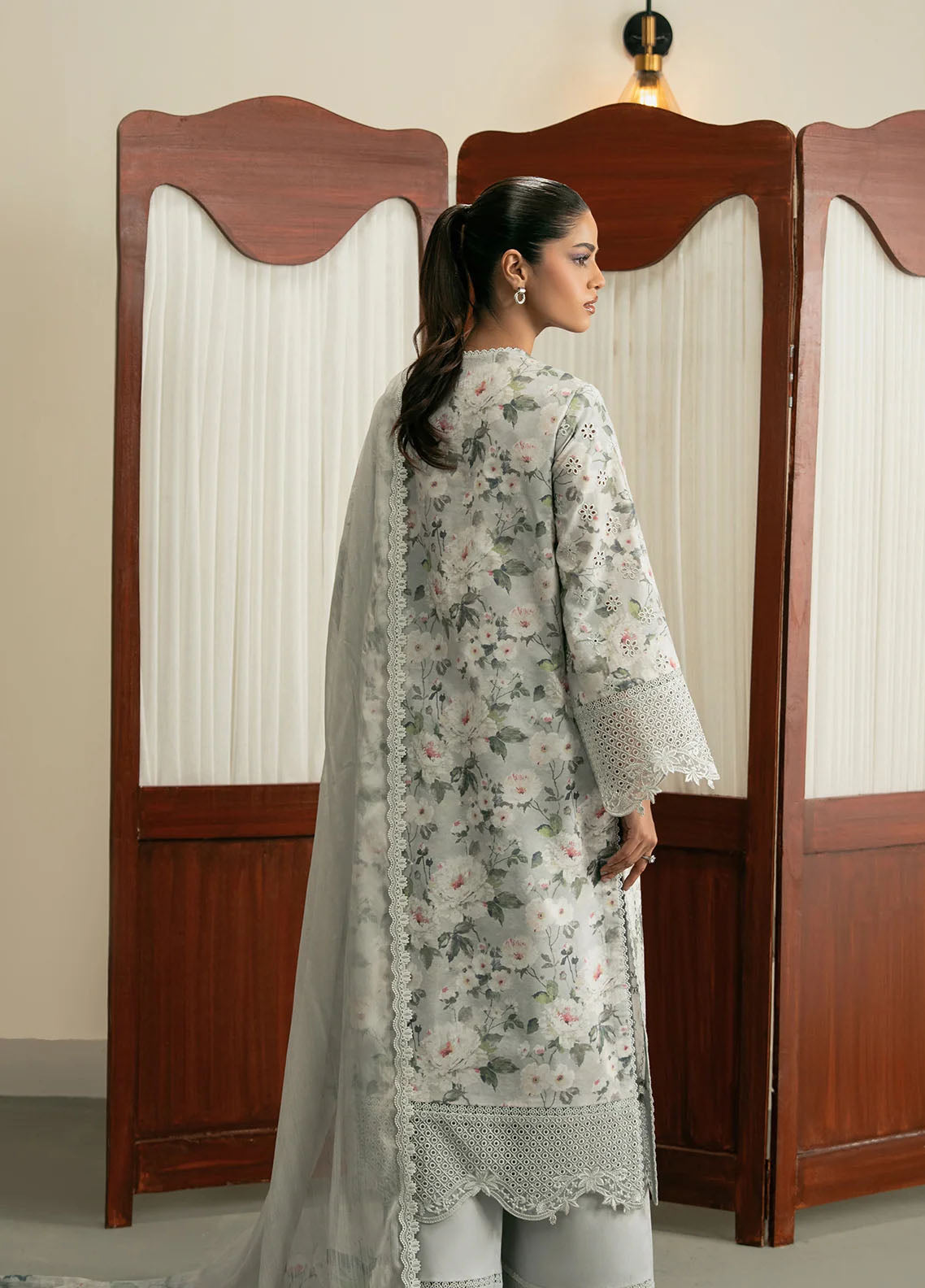 Zephyr By Ayzel Embroidered Lawn 3 Piece Unstitched Suit AF26ZCV3 D-10 DUHA Zephyr By Ayzel Embroidered Lawn 3 Piece Unstitched Suit AF26ZCV3 D-10 DUHA